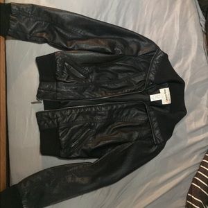 Leather jacket (not real leather)